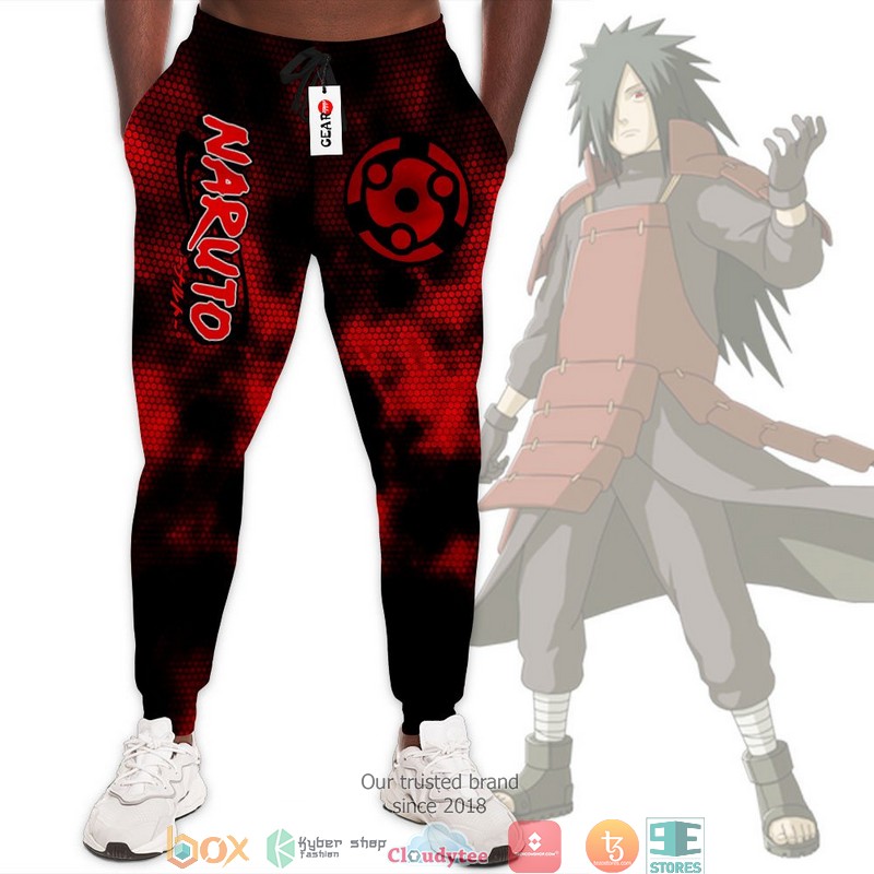 Madara Uchiha Mangekyo Sharingan Anime NRT Merch Sweatpants