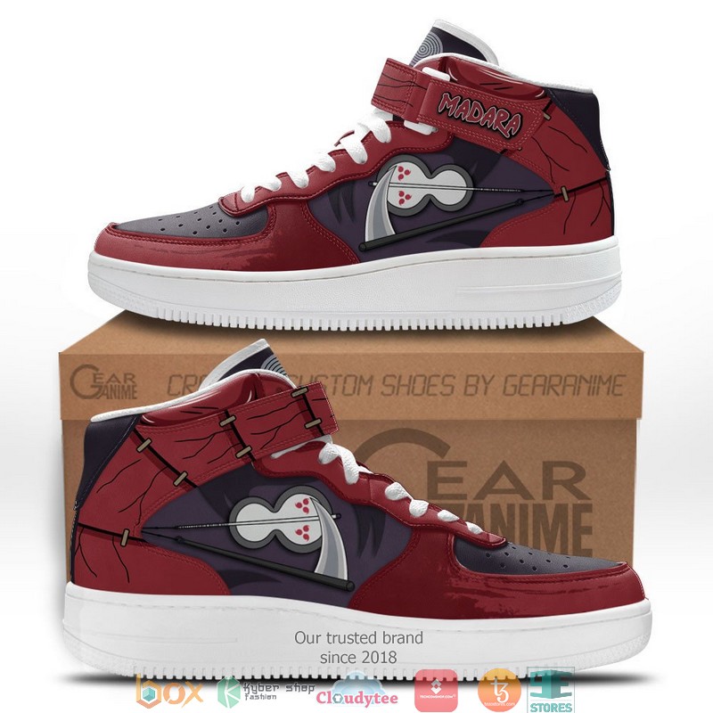 Madara Uchiha Weapon Anime for Otaku High Air Force Shoes