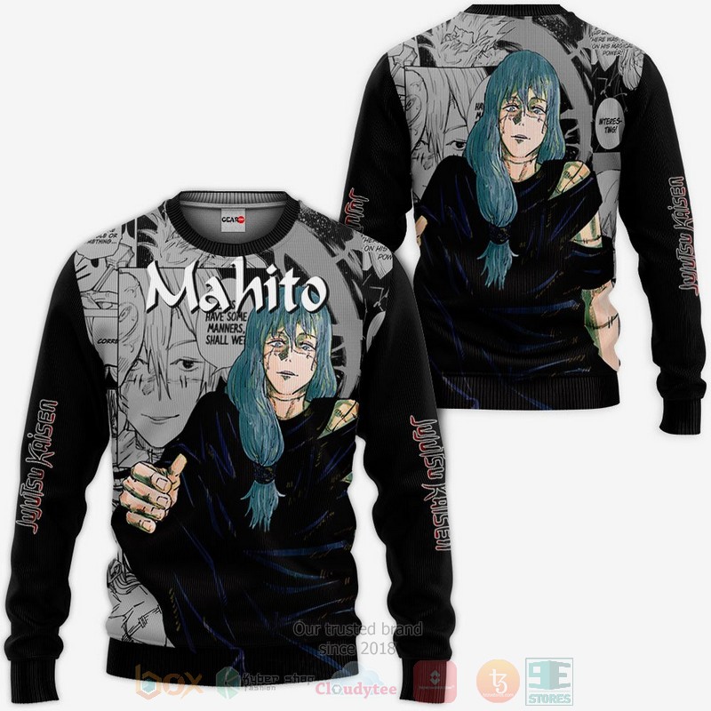 BEST Anime Mahito Custom Jujutsu Kaisen Anime-Manga All Over Print Hoodie-Bomber Jacket 2 Mahito Custom Jujutsu Kaisen Anime Manga 3D Hoodie Bomber Jacket 1