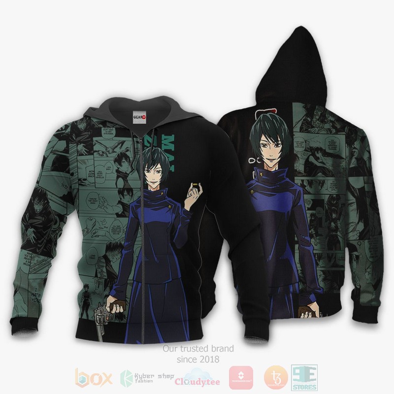 BEST Anime Mai Zenin Custom Jujutsu Kaisen Anime-Manga All Over Print Hoodie-Bomber Jacket 12 Mai Zenin Custom Jujutsu Kaisen Anime Manga 3D Hoodie Bomber Jacket
