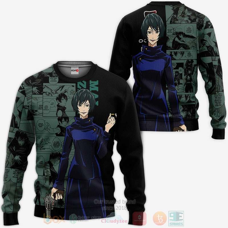 BEST Anime Mai Zenin Custom Jujutsu Kaisen Anime-Manga All Over Print Hoodie-Bomber Jacket 2 Mai Zenin Custom Jujutsu Kaisen Anime Manga 3D Hoodie Bomber Jacket 1