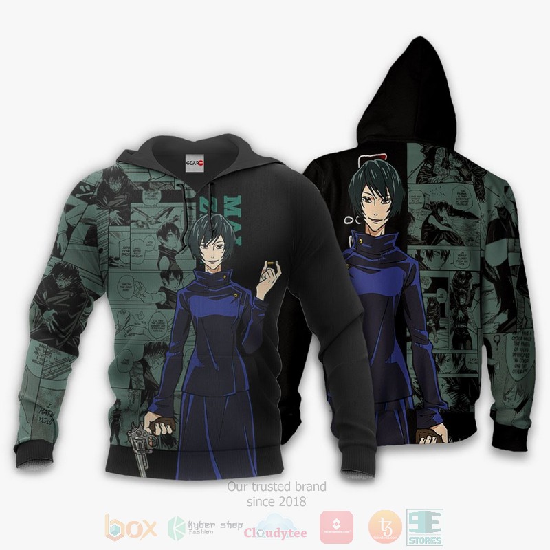 BEST Anime Mai Zenin Custom Jujutsu Kaisen Anime-Manga All Over Print Hoodie-Bomber Jacket 3 Mai Zenin Custom Jujutsu Kaisen Anime Manga 3D Hoodie Bomber Jacket 1 2