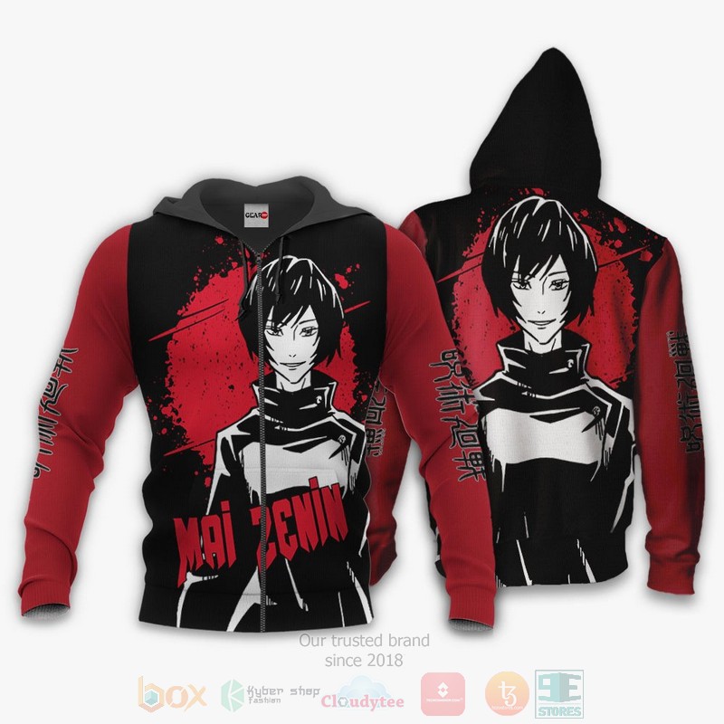 BEST Anime Mai Zenin Custom Jujutsu Kaisen All Over Print Hoodie-Bomber Jacket 13 Mai Zenin Custom Jujutsu Kaisen Anime 3D Hoodie Bomber Jacket