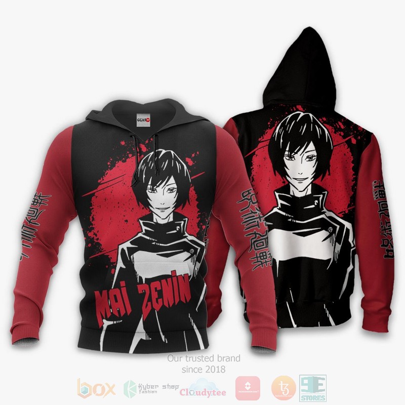 BEST Anime Mai Zenin Custom Jujutsu Kaisen All Over Print Hoodie-Bomber Jacket 3 Mai Zenin Custom Jujutsu Kaisen Anime 3D Hoodie Bomber Jacket 1 2