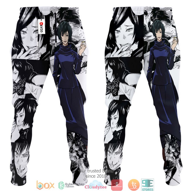 Mai Zenin Jujutsu Kaisen Anime Merch Manga Style Sweatpants 3 Mai Zenin Jujutsu Kaisen Anime Merch Manga Style Sweatpants 1 2