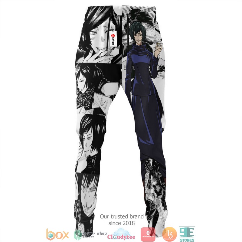 Mai Zenin Jujutsu Kaisen Anime Merch Manga Style Sweatpants 4 Mai Zenin Jujutsu Kaisen Anime Merch Manga Style Sweatpants 1 2 3