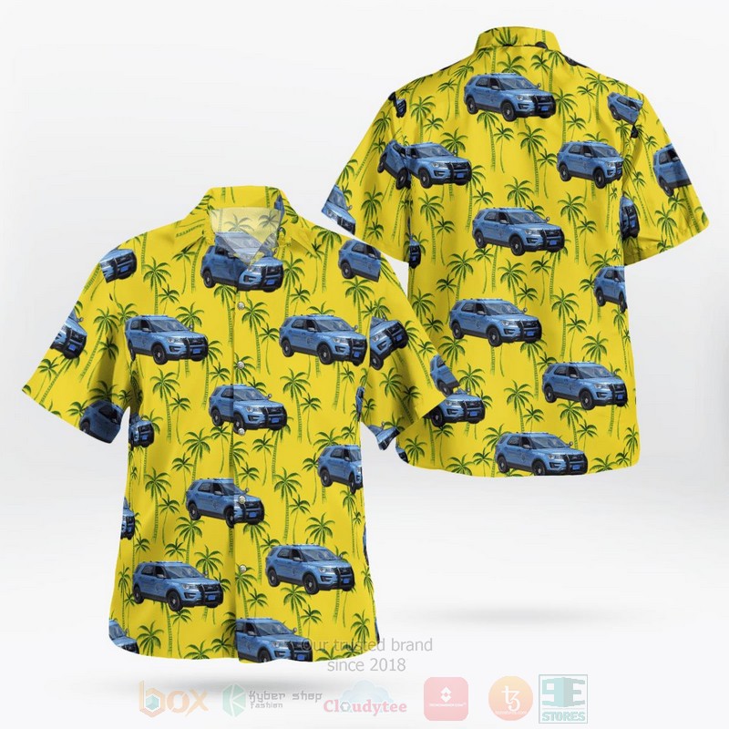 BEST Maine State Police 3D Aloha Shirt