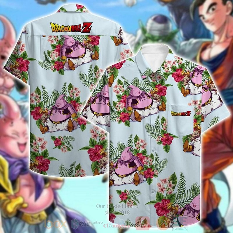 Majin Buu Dragon Ball Z Short Sleeve Hawaiian Shirt