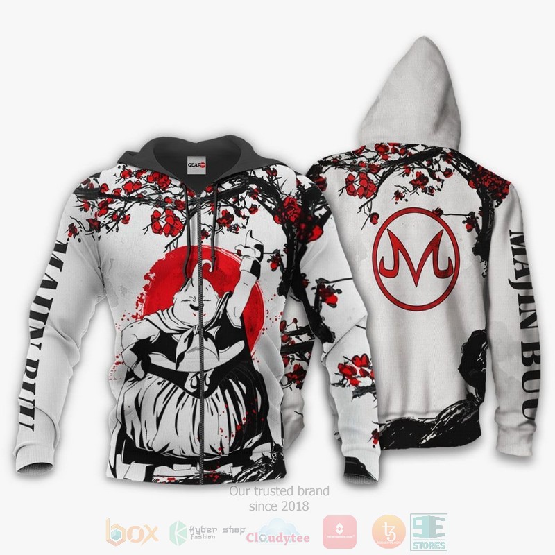 BEST Anime Majin Buu Japan Style Dragon Ball All Over Print Hoodie-Bomber Jacket 13 Majin Buu Japan Style Dragon Ball Anime 3D Hoodie Bomber Jacket