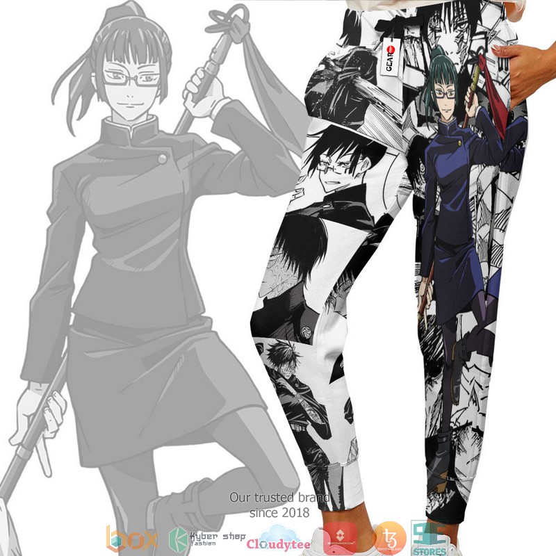 Maki Zenin Jujutsu Kaisen Anime Merch Manga Style Sweatpants 1