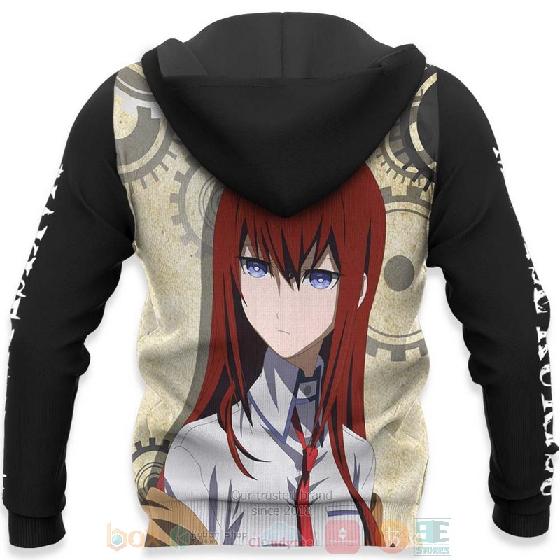 BEST Anime Makise Kurisu Custom Steins Gate All Over Print Hoodie-Bomber Jacket 5 Makise Kurisu Custom Steins Gate Anime 3D Hoodie Bomber Jacket 1 2 3 4