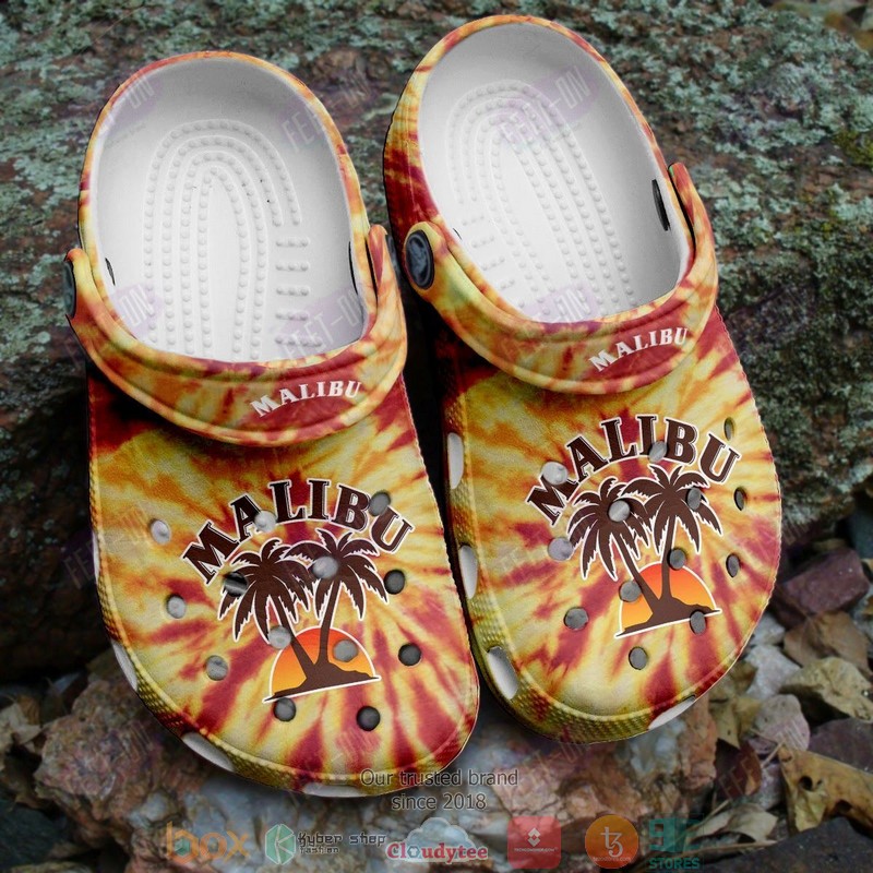 Malibu tie dye crocs crocband clog