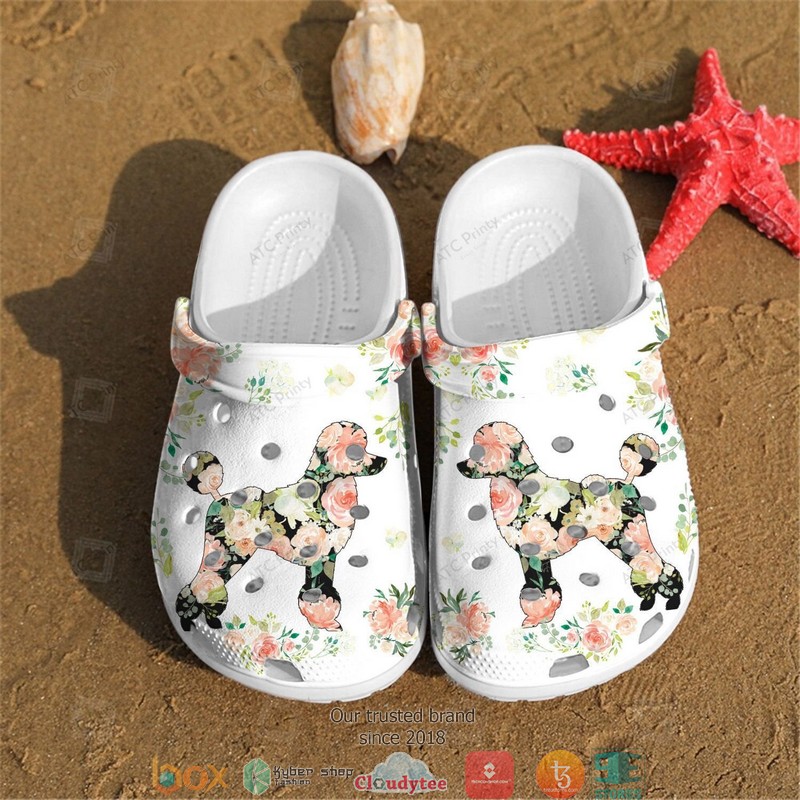 Maltipoo Flowers Crocband Clogs