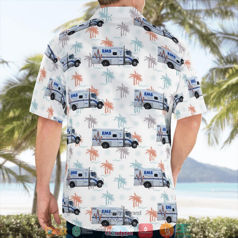 Manatee County EMS - Emergency Medical Services Bradenton Florida Hawaiian Shirt word1