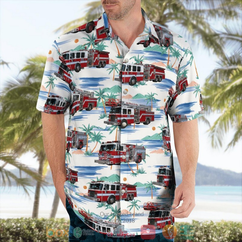 Manatee County Florida East Manatee Fire Rescue Hawaiian Shirt word2