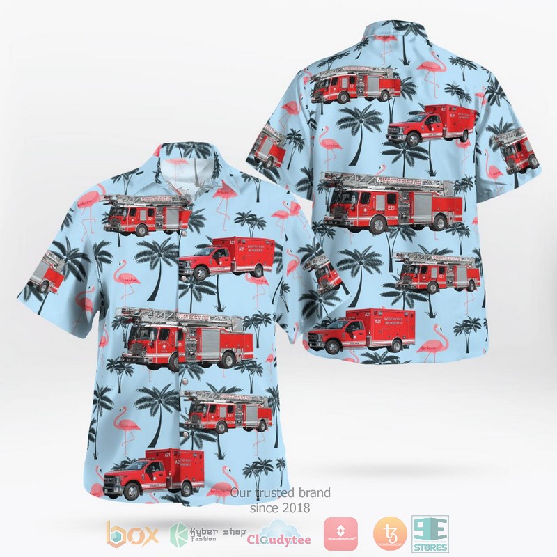 Manhattan Beach Manhattan Beach California Manhattan Beach Fire Department Hawaiian Shirt word3