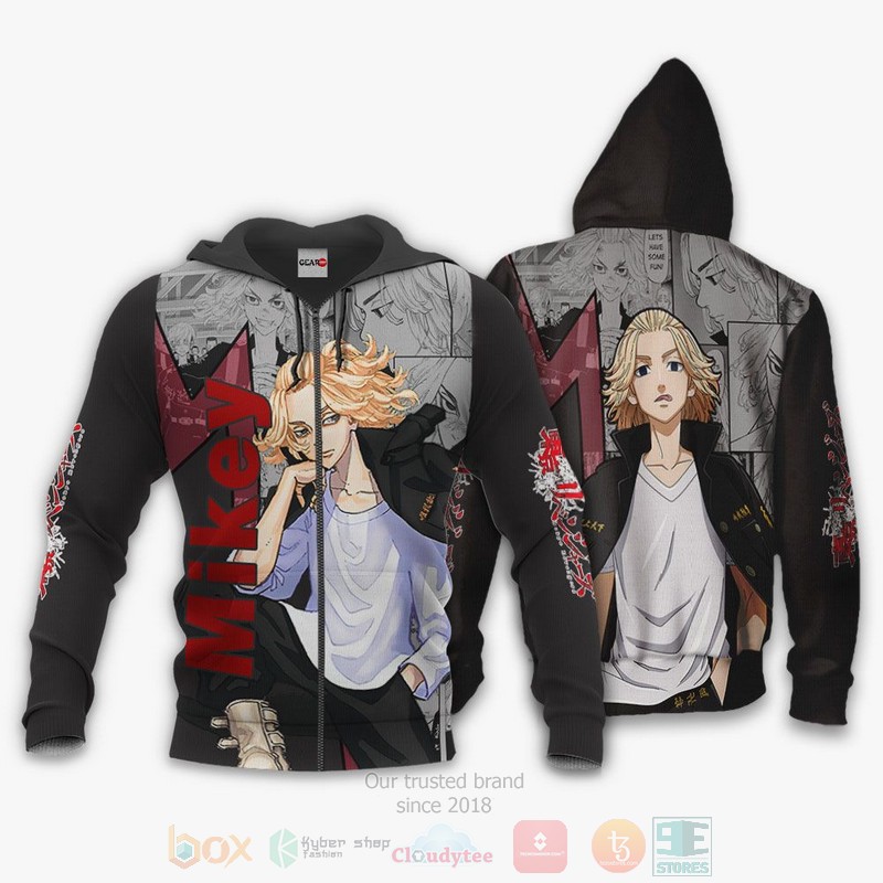 BEST Anime Manjirou Sano Mikey Custom Tokyo Revengers All Over Print Hoodie-Bomber Jacket 13 Manjirou Sano Mikey Custom Anime Tokyo Revengers 3D Hoodie Bomber Jacket