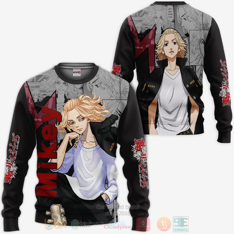 BEST Anime Manjirou Sano Mikey Custom Tokyo Revengers All Over Print Hoodie-Bomber Jacket 2 Manjirou Sano Mikey Custom Anime Tokyo Revengers 3D Hoodie Bomber Jacket 1