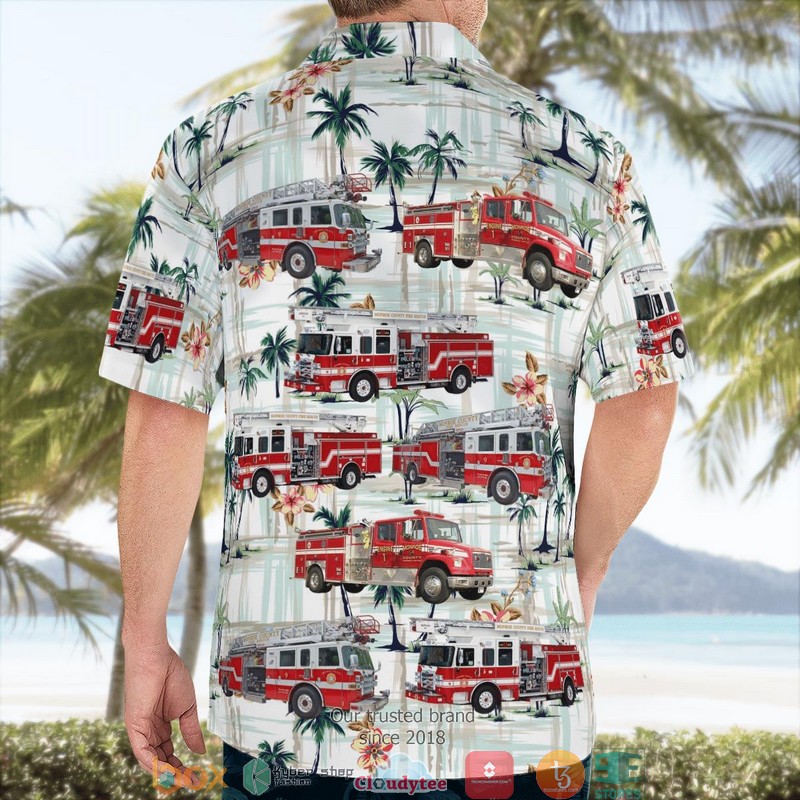 Marathon Florida Monroe County Fire Rescue Florida Keys 3D Hawaii Shirt 1
