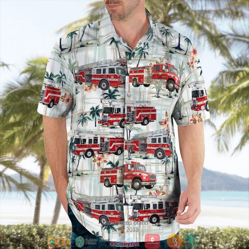 Marathon Florida Monroe County Fire Rescue Florida Keys 3D Hawaii Shirt 1 2 3