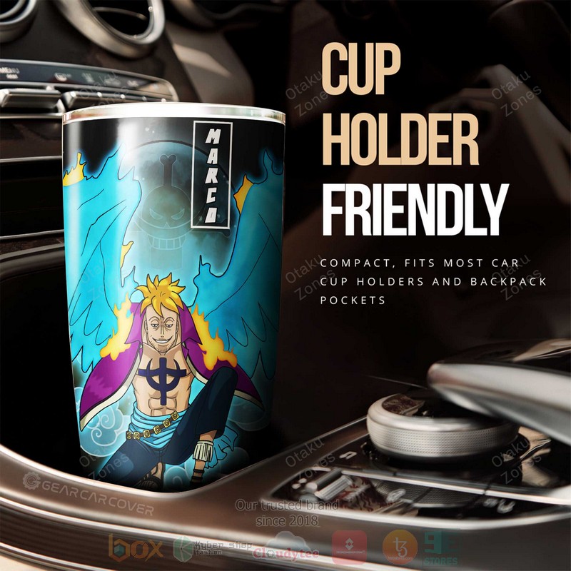 Marco One Piece Anime Tumbler 1