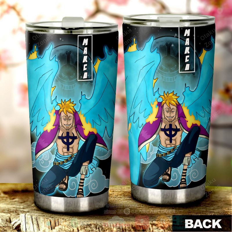BEST Marco One Piece Anime 3D Steel Tumbler 3 Marco One Piece Anime Tumbler 1 2