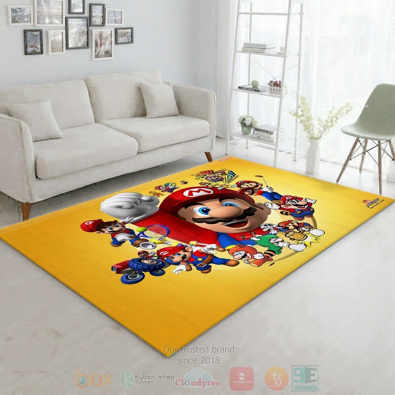 Mario Game Area Rugs