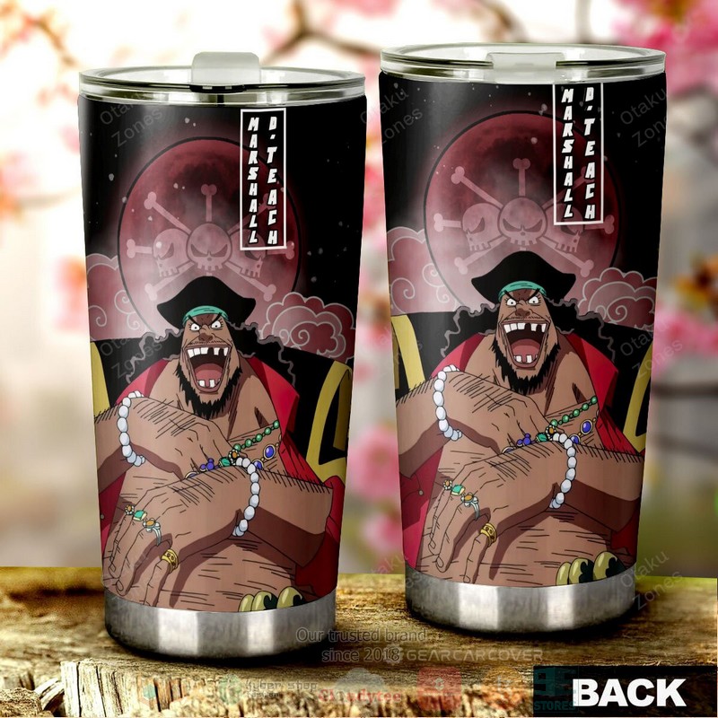 BEST Marshall D. Teach One Piece Anime 3D Steel Tumbler 3 Marshall D Teach One Piece Anime Tumbler 1 2