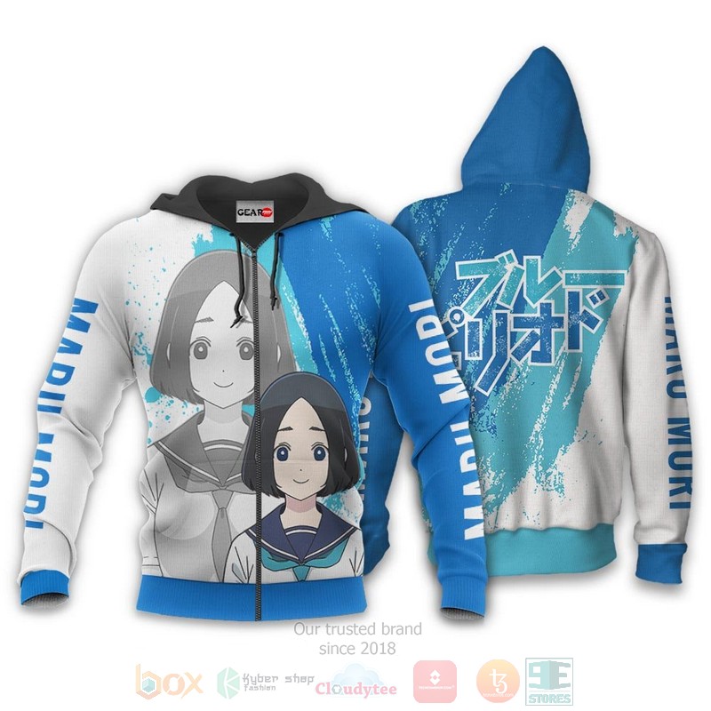 BEST Anime Maru Mori Custom Blue Period All Over Print Hoodie-Bomber Jacket 13 Maru Mori Custom Anime Blue Period 3D Hoodie Bomber Jacket