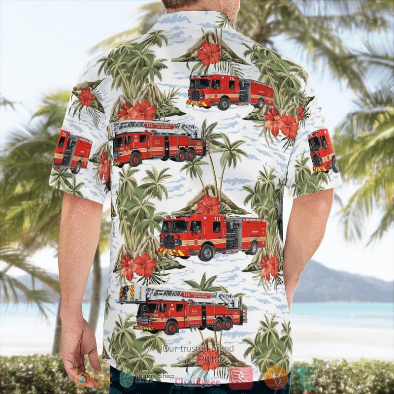 Maryland Clarksburg Fire Deparetment Station No.35 Hawaiian Shirt 2 Maryland Clarksburg Fire Deparetment Station No.35 Hawaiian Shirt word1