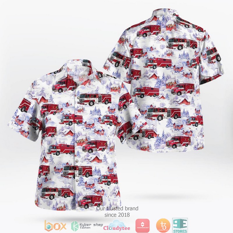 Maryland North Beach Volunteer Fire Department Christmas Hawaii 3D Shirt 3 Maryland North Beach Volunteer Fire Department Christmas Hawaii 3D Shirt