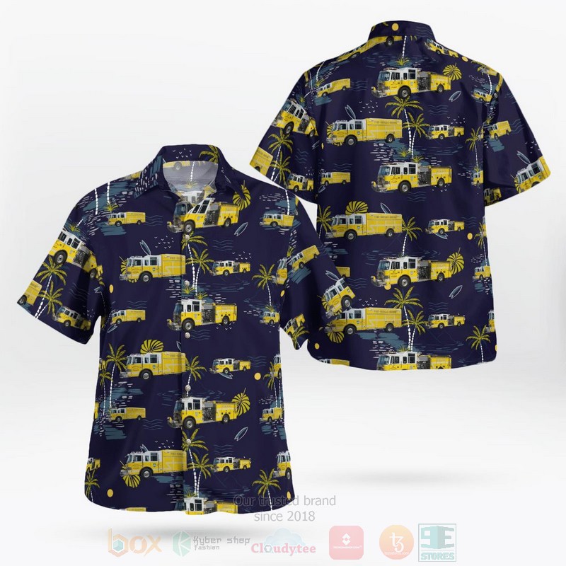 BEST Maryland, North Point-Edgemere Volunteer Fire Department 3D Aloha Shirt word3