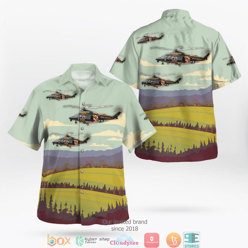 Maryland State Police Agustawestland AW139 Hawaii 3D Shirt