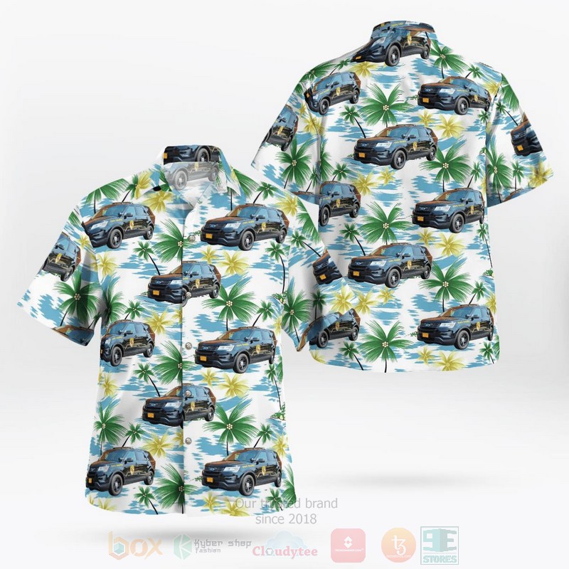BEST Maryland State Police Ford Police Interceptor Utility 3D Aloha Shirt 1 Maryland State Police Ford Police Interceptor Utility Hawaiian Shirt