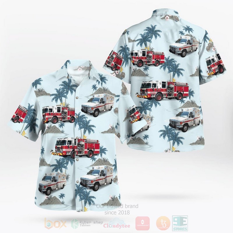 BEST Maryland, US Navy Naval Support Activity Bethesda Fire&Emergency Services Company No.50 3D Aloha Shirt word2
