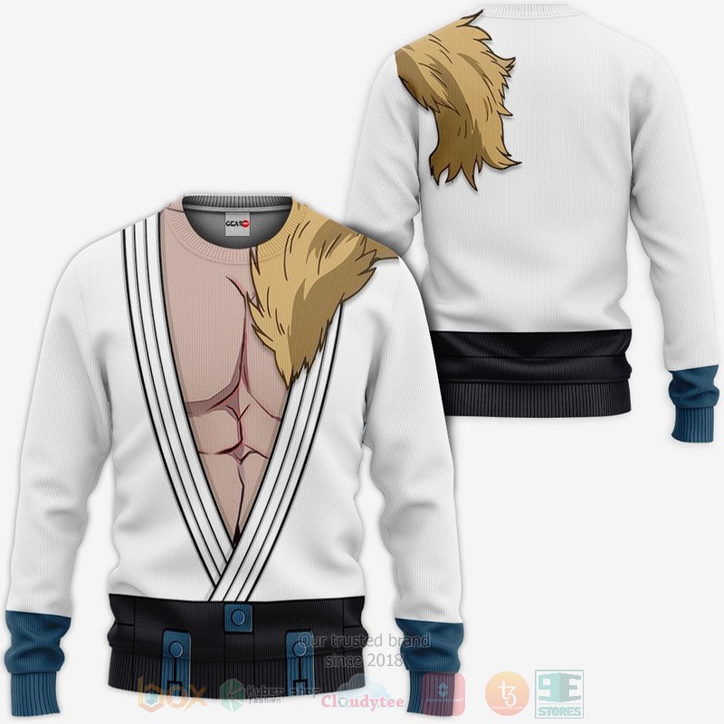BEST Anime Mashirao Ojiro Uniform Cosplay My Hero Academia All Over Print Hoodie-Bomber Jacket 2 Mashirao Ojiro Uniform Cosplay My Hero Academia Anime 3D Hoodie Bomber Jacket 1