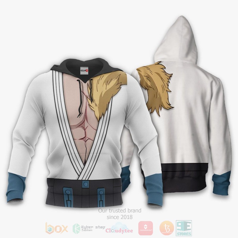 BEST Anime Mashirao Ojiro Uniform Cosplay My Hero Academia All Over Print Hoodie-Bomber Jacket 3 Mashirao Ojiro Uniform Cosplay My Hero Academia Anime 3D Hoodie Bomber Jacket 1 2