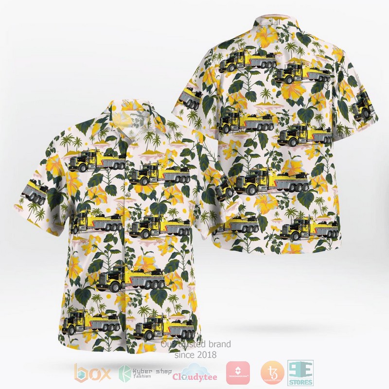 NEW Massachusetts Assured Collision Unit 63 Heavy Wreckers Hawaii Shirt word2