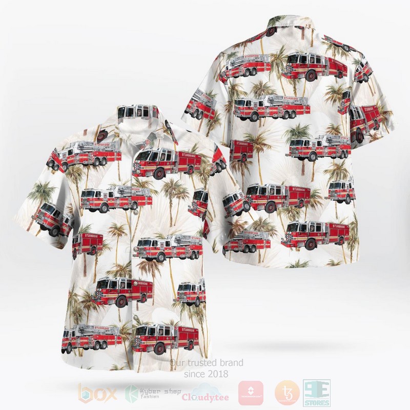 Massachusetts Sturbridge Fire Department Hawaiian Shirt