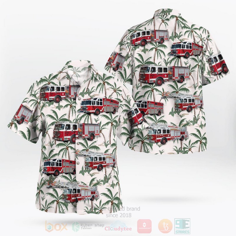 BEST Massachusetts, Worcester Fire Department 3D Aloha Shirt 2 Massachusetts Worcester Fire Department Hawaiian Shirt