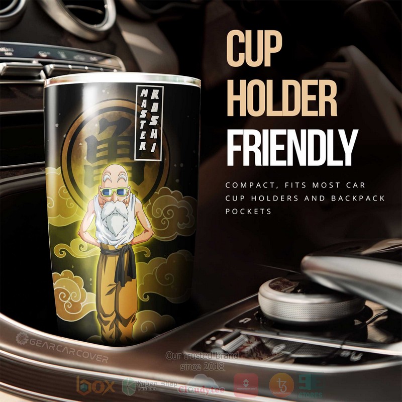 Master Roshi Dragon Ball Yellow Anime Tumbler 1