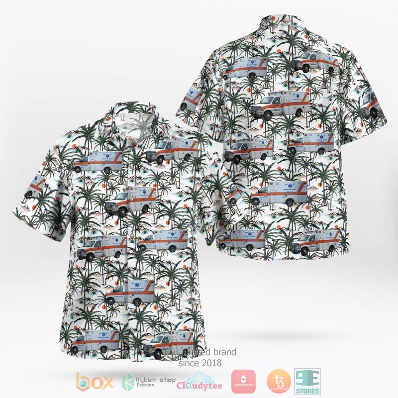 McCurtain County EMS Hawaiian Shirt