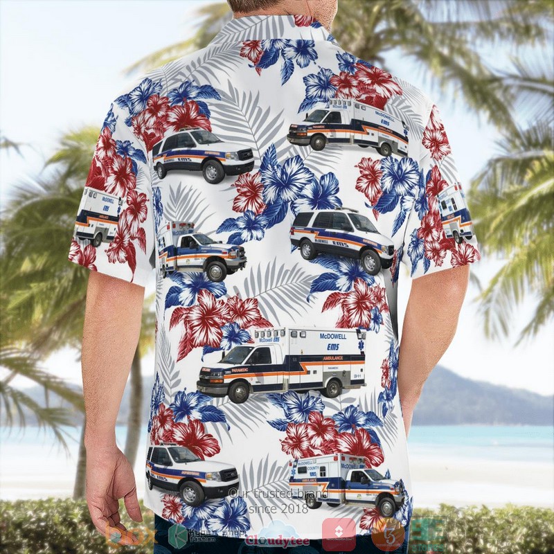 NEW McDowell County EMS Hawaii Shirt 2 NEW McDowell County EMS Hawaii Shirt word1