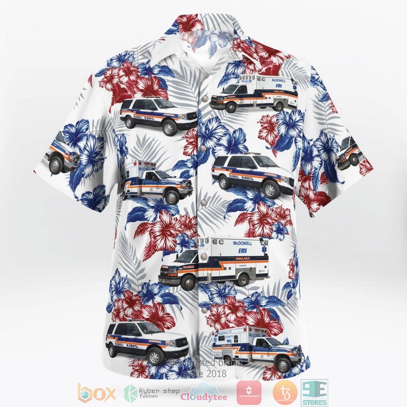 NEW McDowell County EMS Hawaii Shirt 3 NEW McDowell County EMS Hawaii Shirt word1