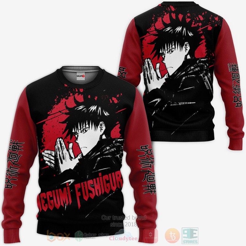BEST Anime Megumi Fushiguro Custom Jujutsu Kaisen All Over Print Hoodie-Bomber Jacket 2 Megumi Fushiguro Custom Jujutsu Kaisen Anime 3D Hoodie Bomber Jacket 1