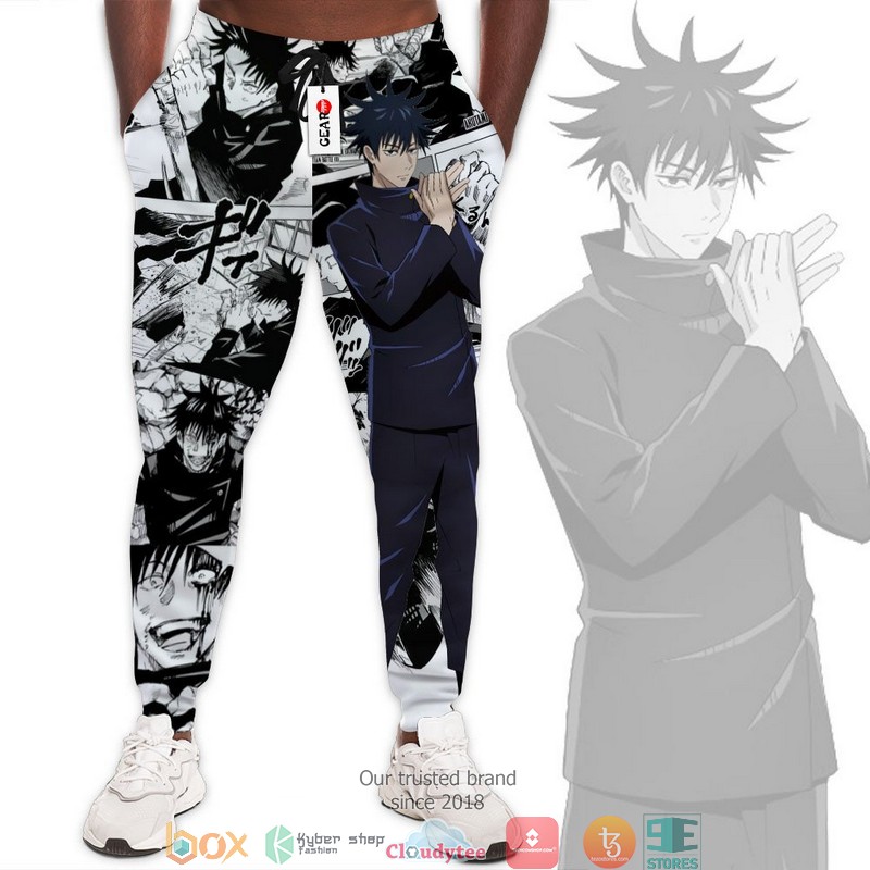 Megumi Fushiguro Jujutsu Kaisen Anime Merch Manga Style Sweatpants