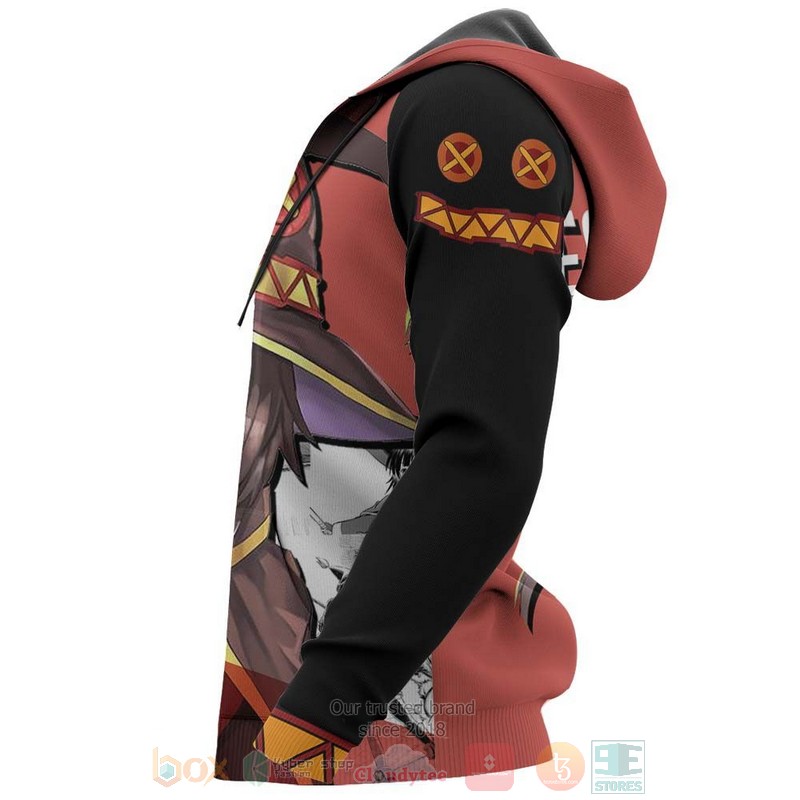 BEST Anime Megumin KonoSuba All Over Print Hoodie-Bomber Jacket 6 Megumin KonoSuba Anime 3D Hoodie Bomber Jacket 1 2 3 4 5