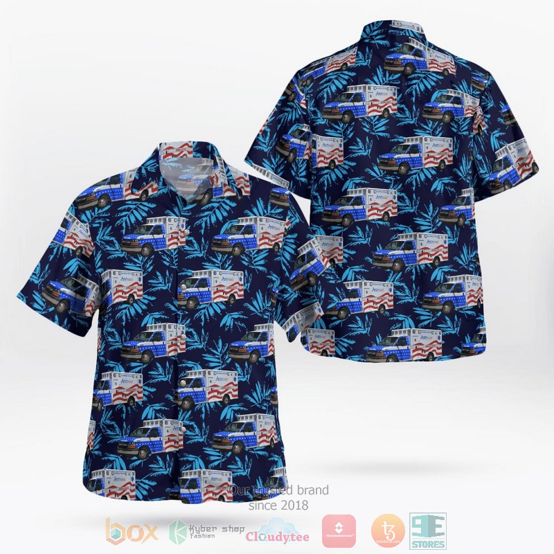 HOT Memphis Tennessee Amerimed EMS Hawaii Shirt 1 Memphis Tennessee Amerimed EMS Hawaiian Shirt