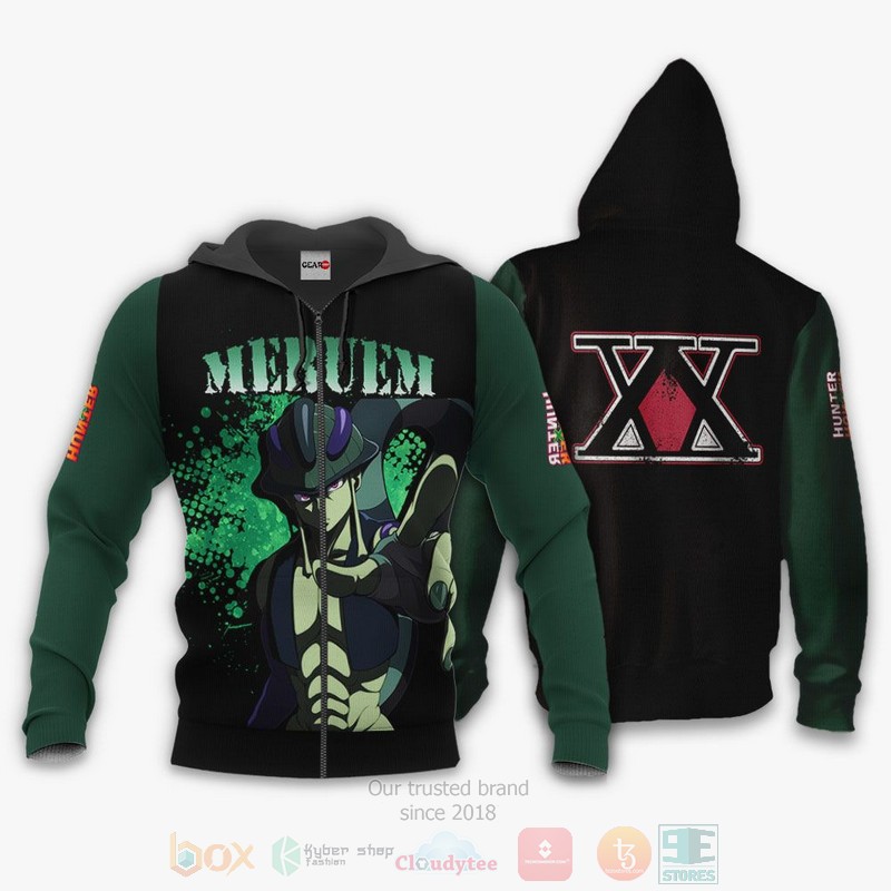 Meruem Custom Anime Hunter x Hunter 3D Hoodie Bomber Jacket