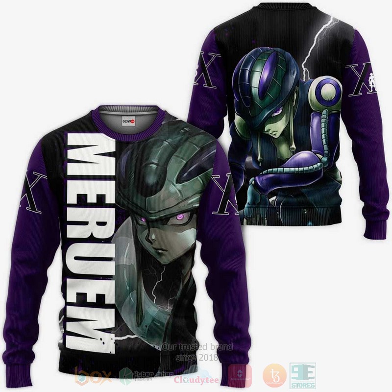 BEST Anime Meruem Hunter x Hunter All Over Print Hoodie-Bomber Jacket 2 Meruem Hunter x Hunter Anime 3D Hoodie Bomber Jacket 1